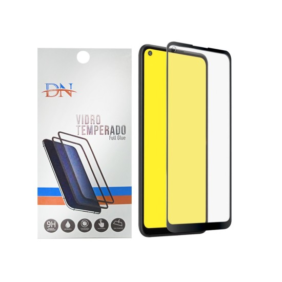 PROTECTOR DE VIDRO DE FULL GLUE DN PARA SAMSUNG GALAXY A21S PRETO